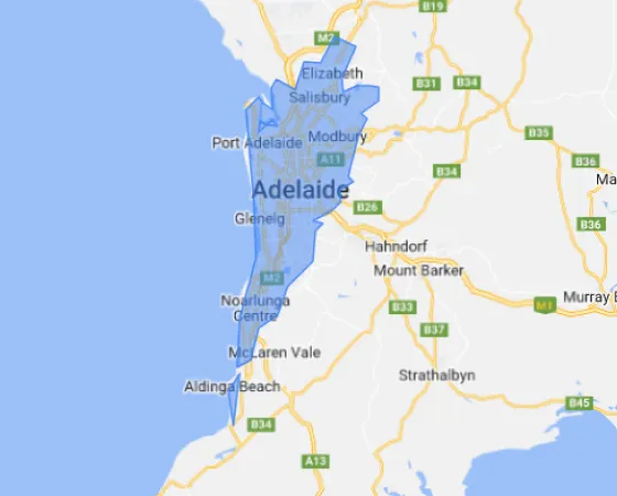 Adelaide Map