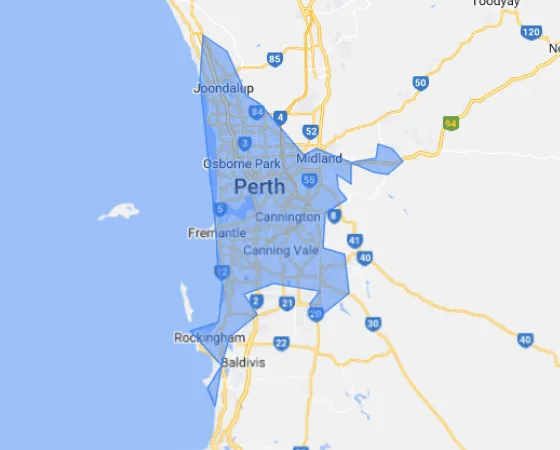 Perth map
